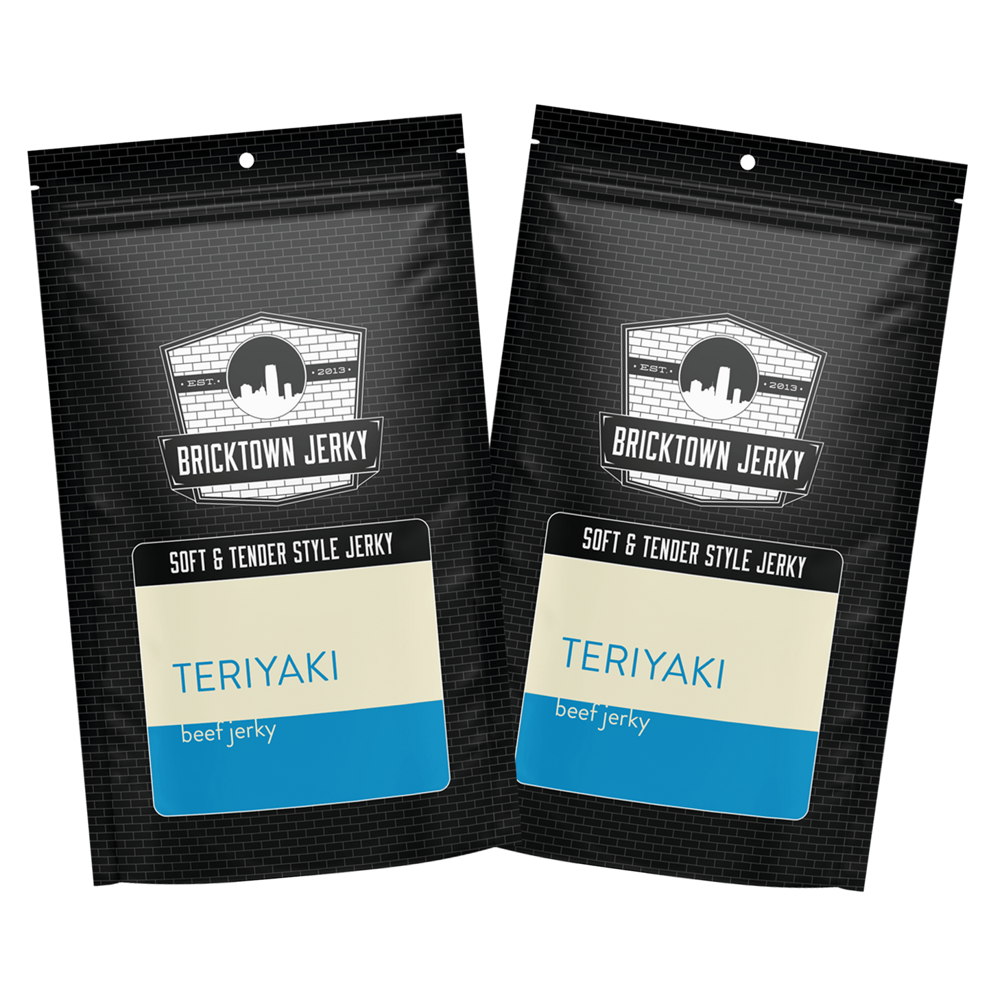 Soft and Tender Style Beef Jerky - Teriyaki by Bricktown Jerky
