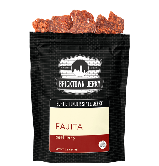 Soft and Tender Style Beef Jerky - Fajita by Bricktown Jerky