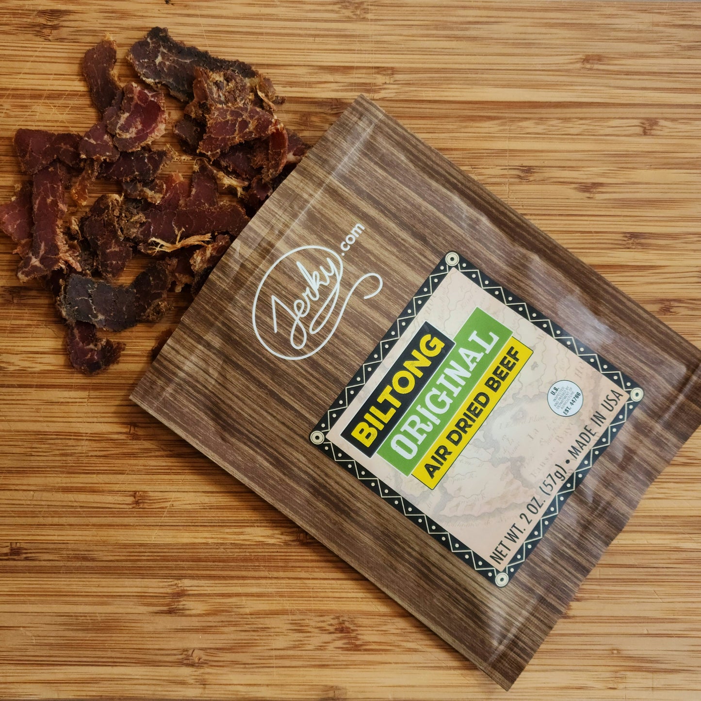 All-Natural Beef Biltong Jerky - Original by Jerky.com