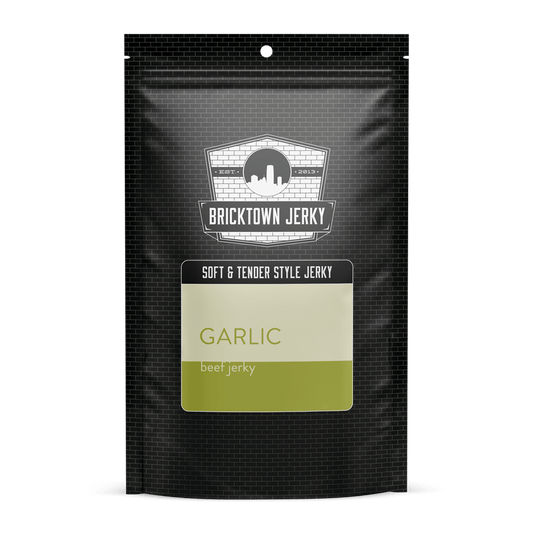 Soft and Tender Style Beef Jerky - Garlic by Bricktown Jerky