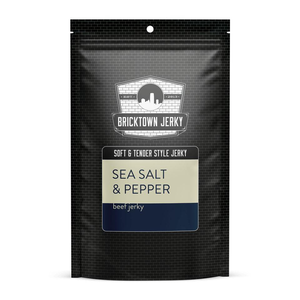 Soft and Tender Style Beef Jerky - Sea Salt & Pepper by Bricktown Jerky