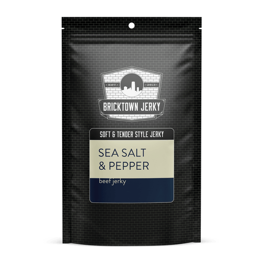 Soft and Tender Style Beef Jerky - Sea Salt & Pepper by Bricktown Jerky