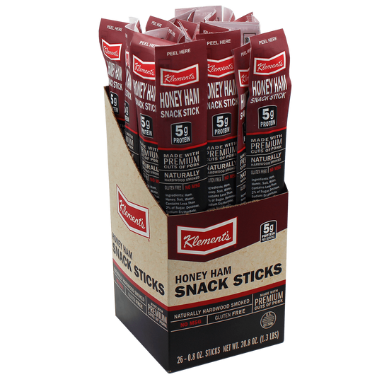 .8 oz. Honey Ham Meat Sticks - 26 Count Bundle