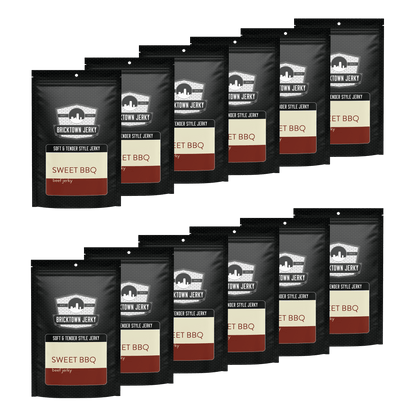 Soft and Tender Style Beef Jerky - Sweet BBQ by Bricktown Jerky