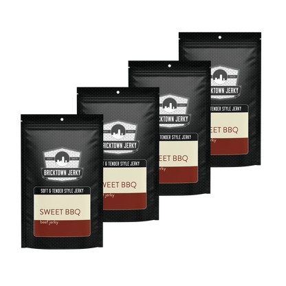 Soft and Tender Style Beef Jerky - Sweet BBQ by Bricktown Jerky
