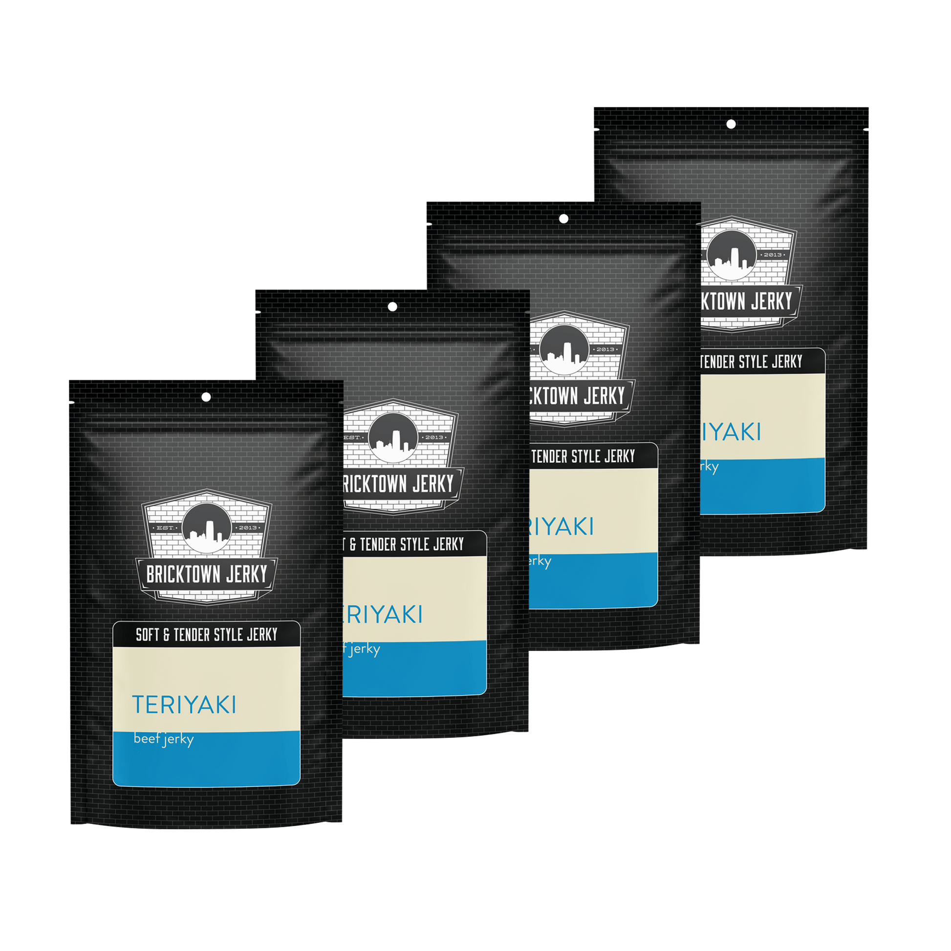 Soft and Tender Style Beef Jerky - Teriyaki by Bricktown Jerky