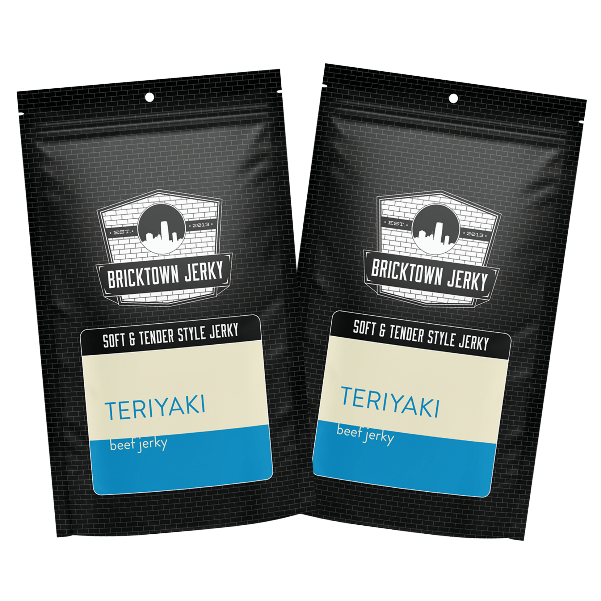 Soft and Tender Style Beef Jerky - Teriyaki by Bricktown Jerky