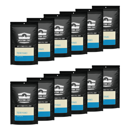 Soft and Tender Style Beef Jerky - Teriyaki by Bricktown Jerky