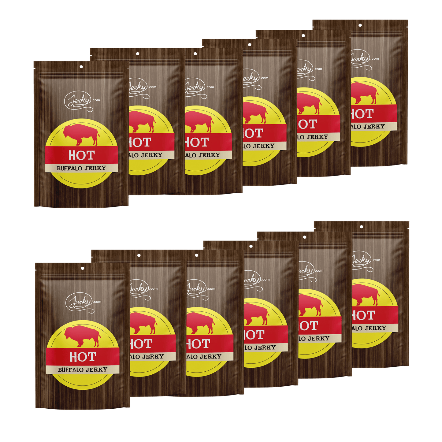All-Natural Buffalo Jerky - Hot by Jerky.com