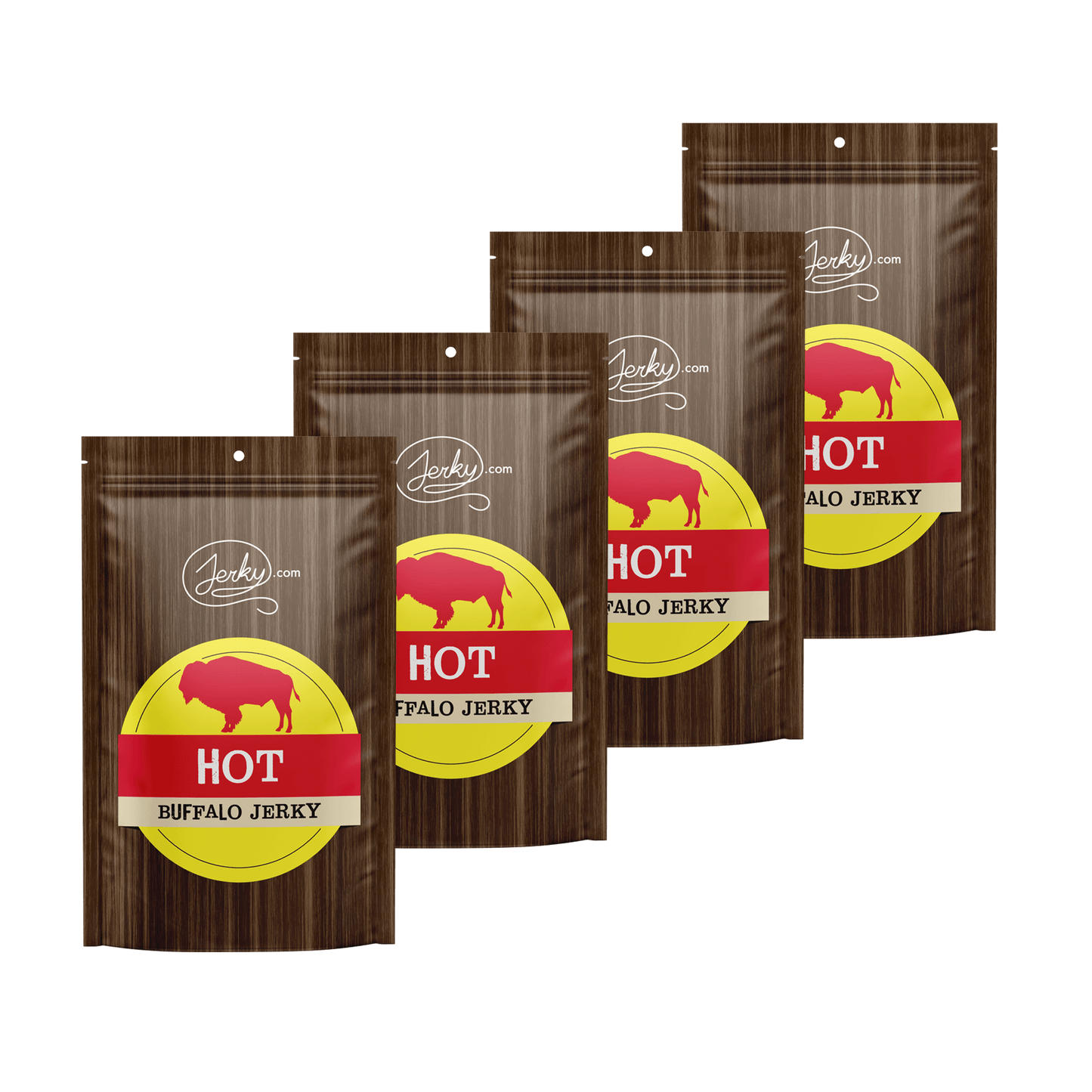All-Natural Buffalo Jerky - Hot by Jerky.com