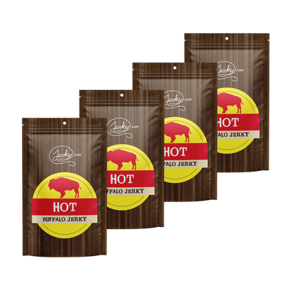 All-Natural Buffalo Jerky - Hot by Jerky.com