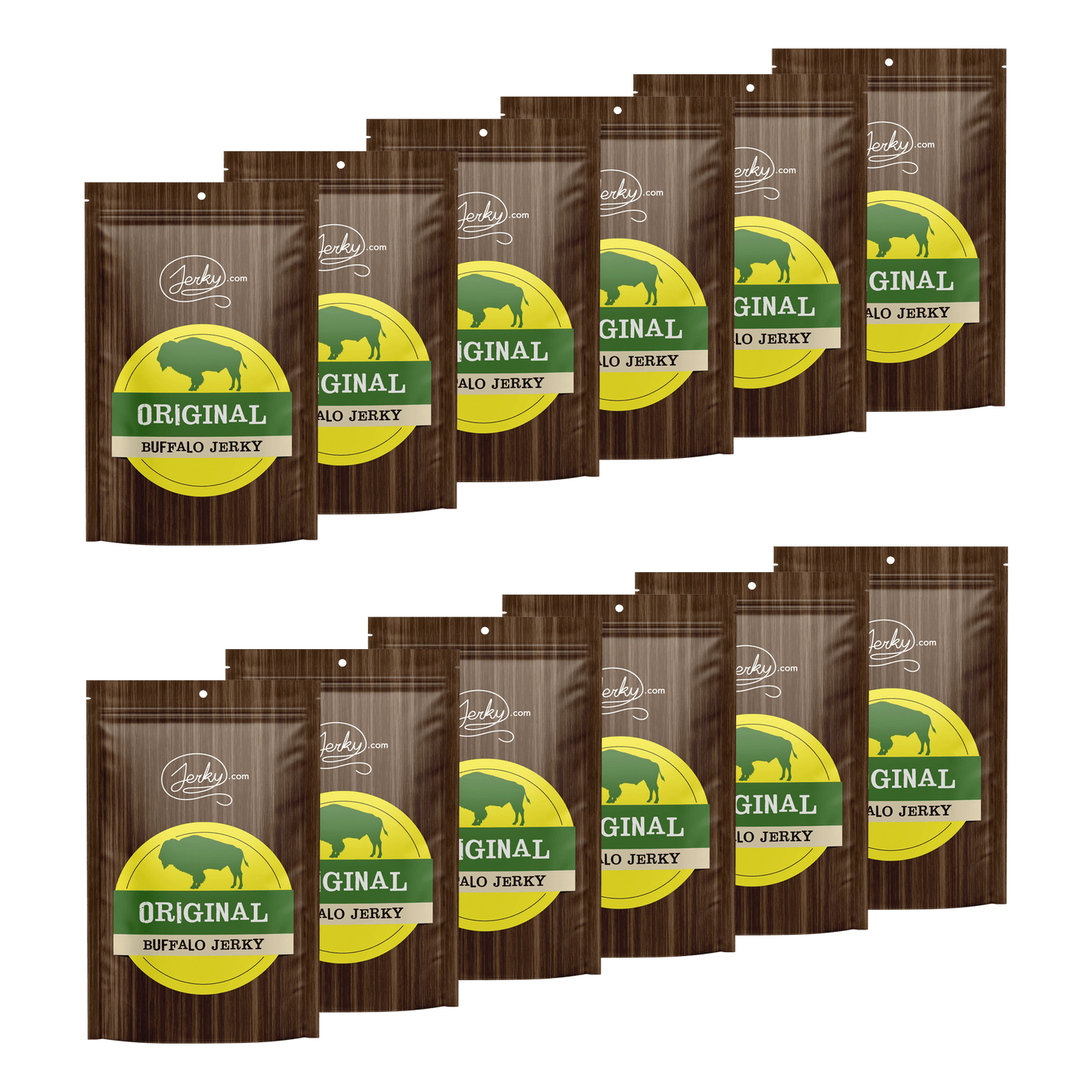All-Natural Buffalo Jerky - Original by Jerky.com