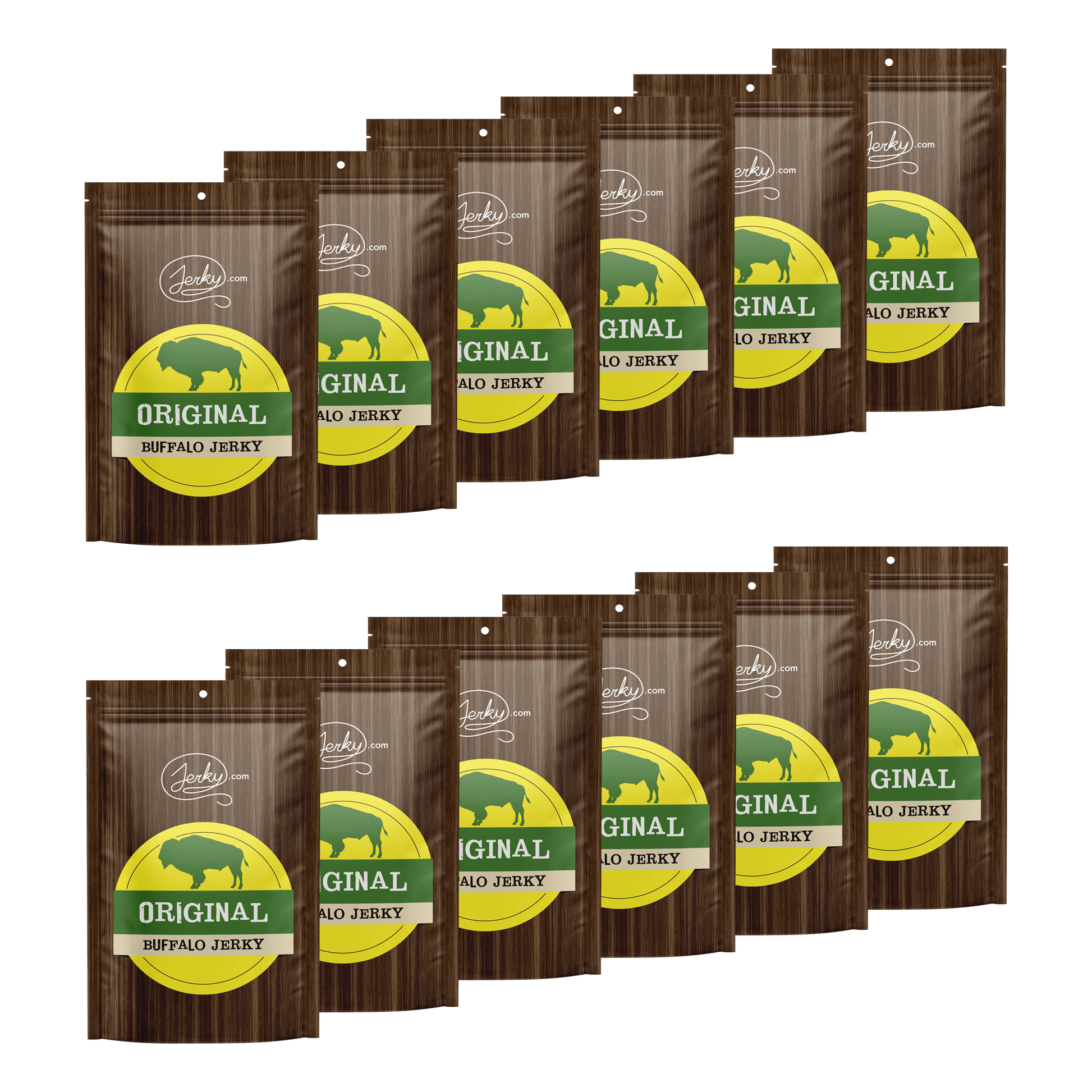 All-Natural Buffalo Jerky - Original by Jerky.com