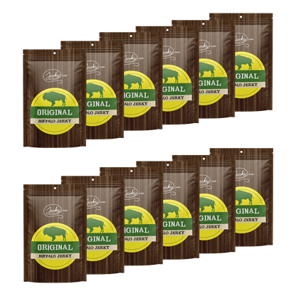All-Natural Buffalo Jerky - Original by Jerky.com