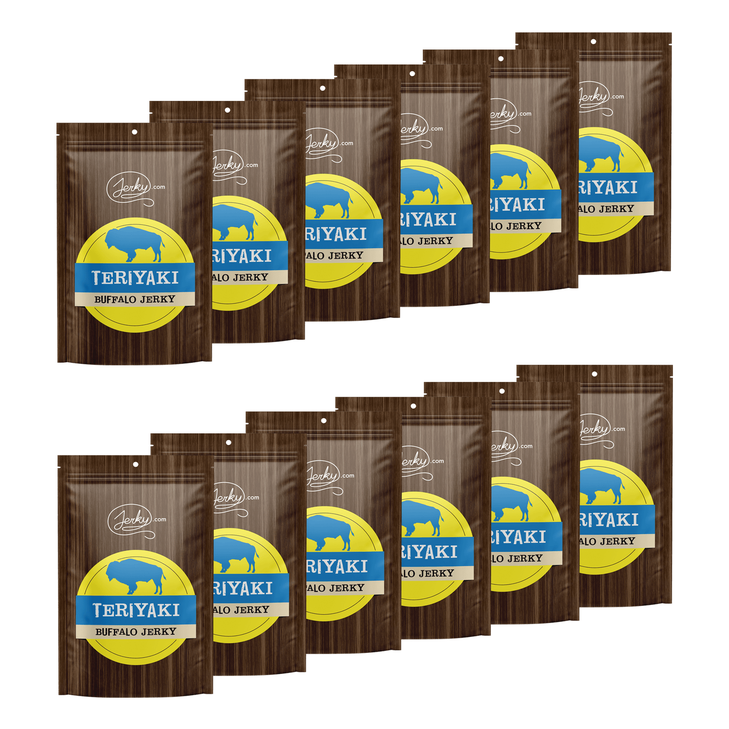 All-Natural Buffalo Jerky - Teriyaki by Jerky.com
