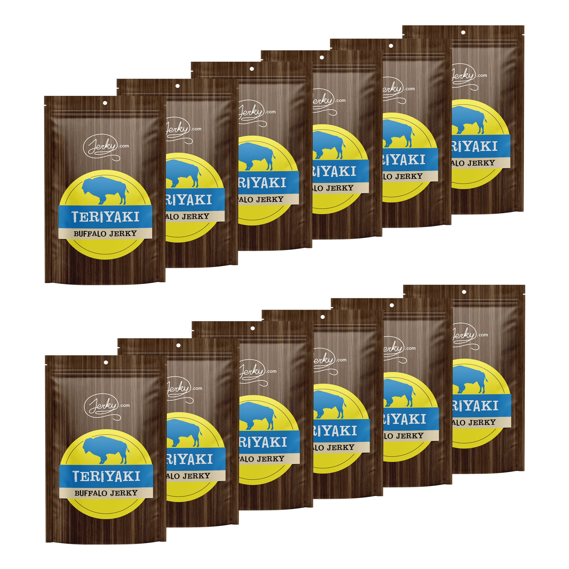 All-Natural Buffalo Jerky - Teriyaki by Jerky.com