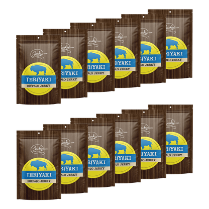 All-Natural Buffalo Jerky - Teriyaki by Jerky.com