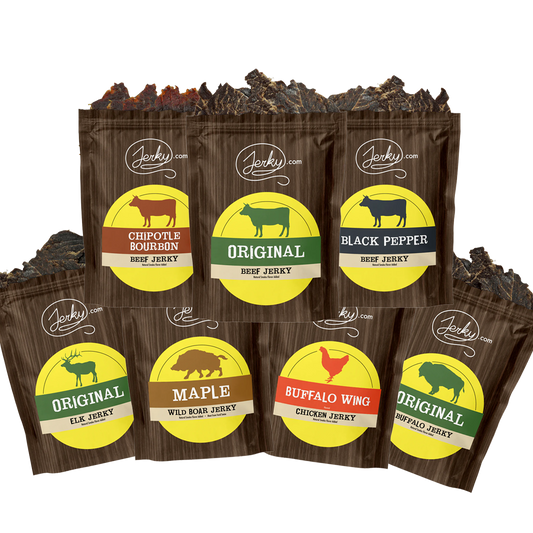 Jerky.com Beef & Exotic Sampler Pack