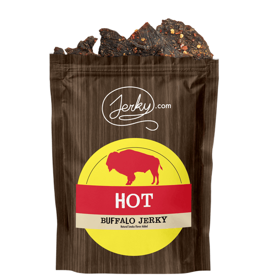 All-Natural Buffalo Jerky - Hot by Jerky.com