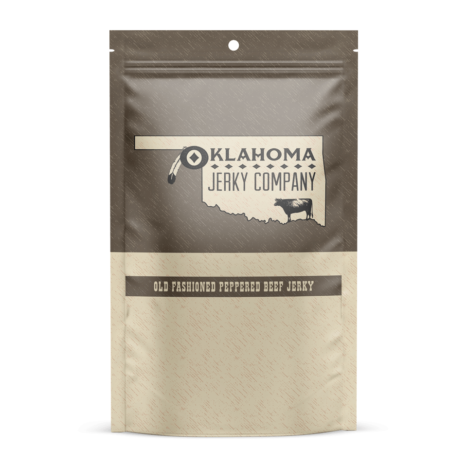Old Fashioned Style Beef Jerky - Peppered by Oklahoma Jerky Company