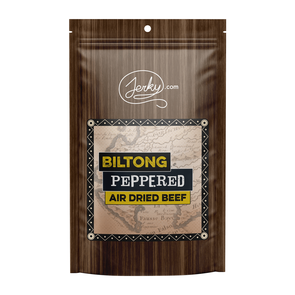 All-Natural Beef Biltong Jerky - Peppered
