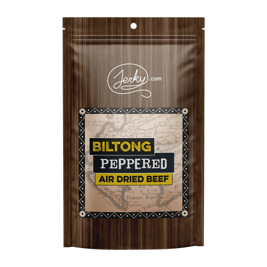 All-Natural Beef Biltong Jerky - Peppered