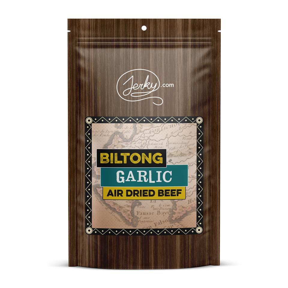 All-Natural Beef Biltong Jerky - Garlic