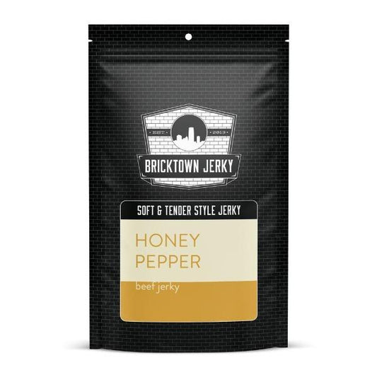 Soft and Tender Style Beef Jerky - Honey Pepper by Bricktown Jerky