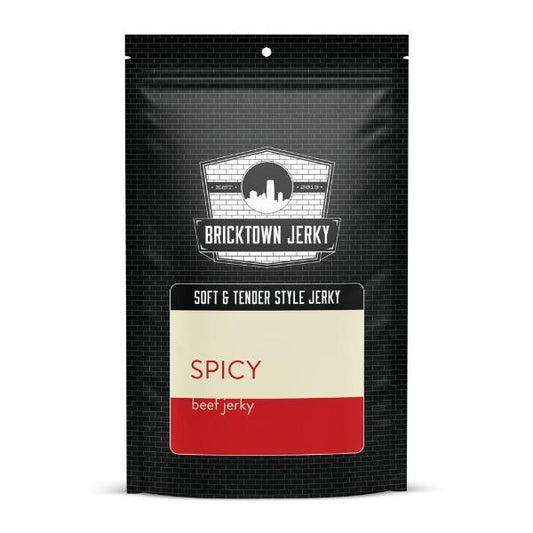Soft and Tender Style Beef Jerky - Spicy by Bricktown Jerky