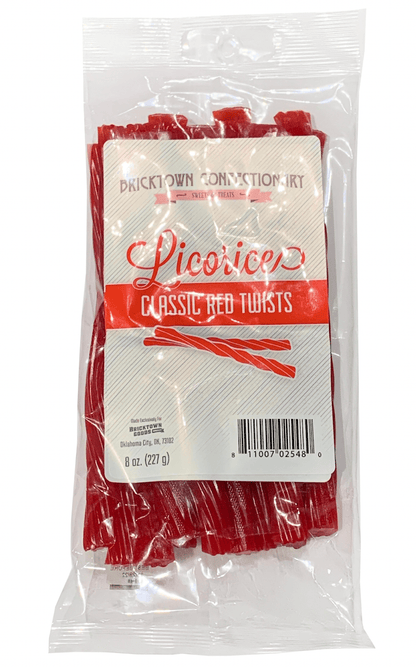 Old Fashioned Licorice Twists - Classic Red by Bricktown Confectionary