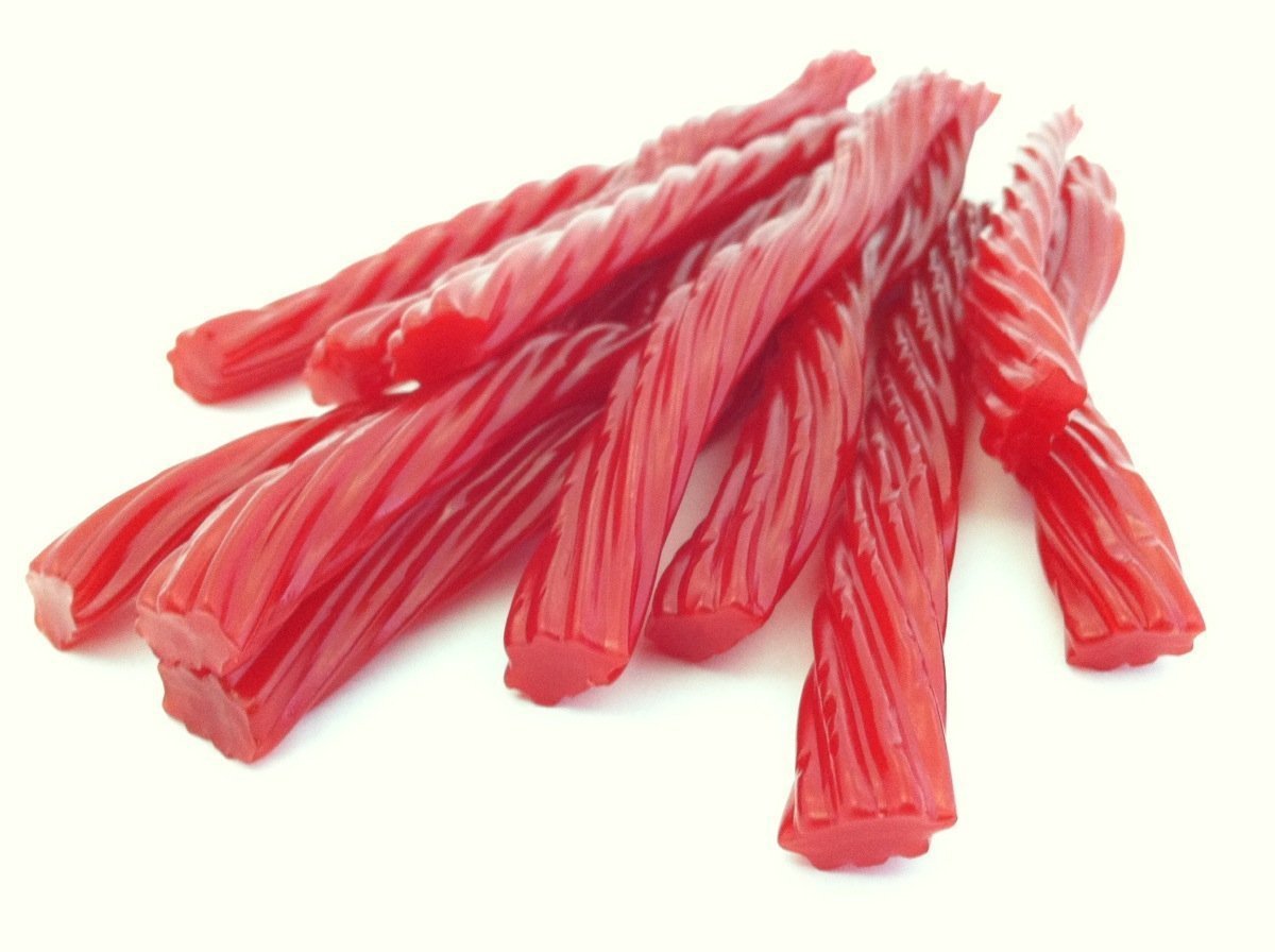 Old Fashioned Licorice Twists - Classic Red by Bricktown Confectionary