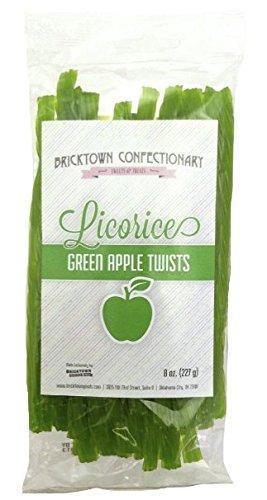 Old Fashioned Licorice Twists - Green Apple by Bricktown Confectionary