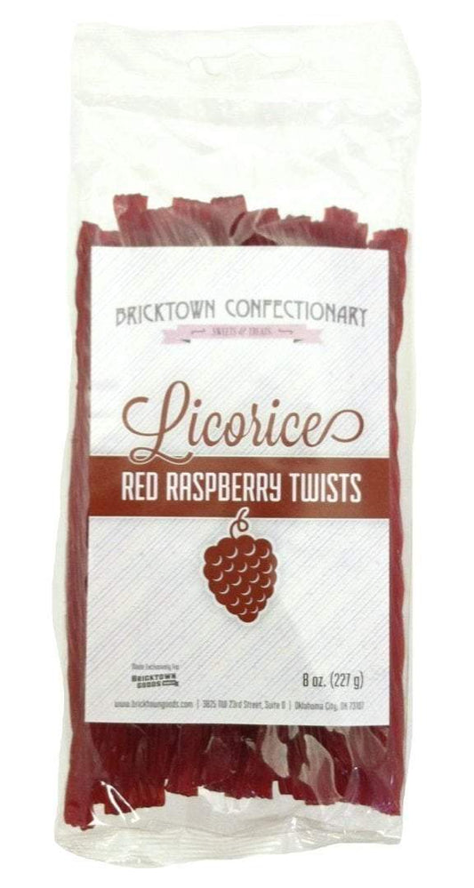 Old Fashioned Licorice Twists - Red Raspberry by Bricktown Confectionary